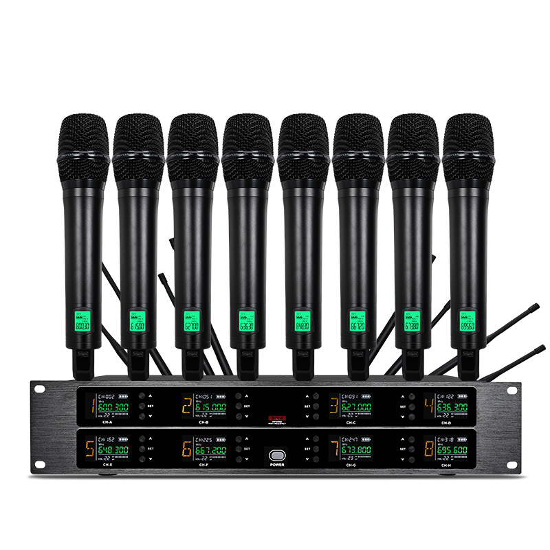 Shure Mic Sm58 - 전문용 무선 마이크, UHF 8채널, 핸드헬드형,
