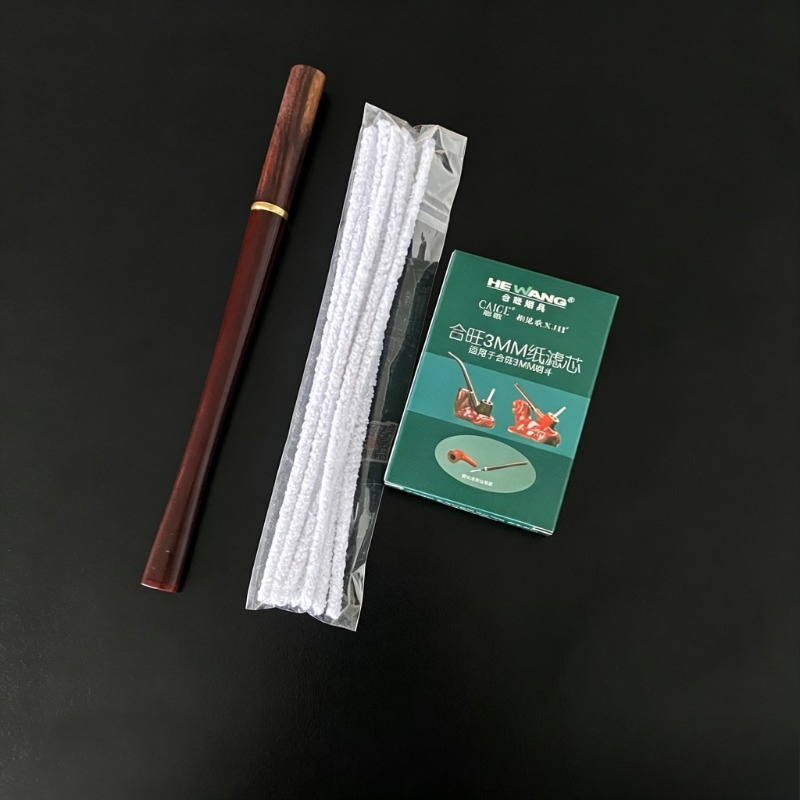 Smoking & Vaping Accessories - 17cm 마이크로 필터, 고품질 연기 제거용