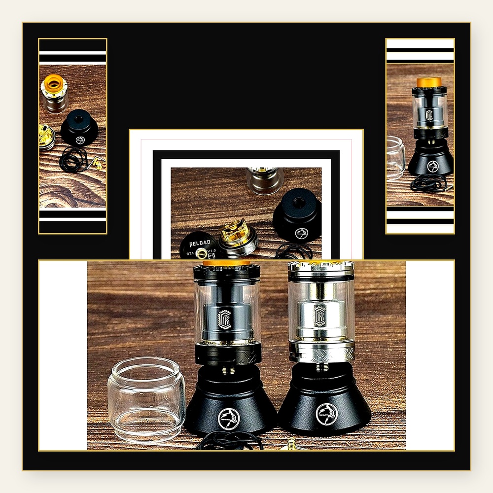 ReLoad RTA 24mm 3.5ml 탑필 리빌더블  - Vape Accessory 리뷰 및 가격
