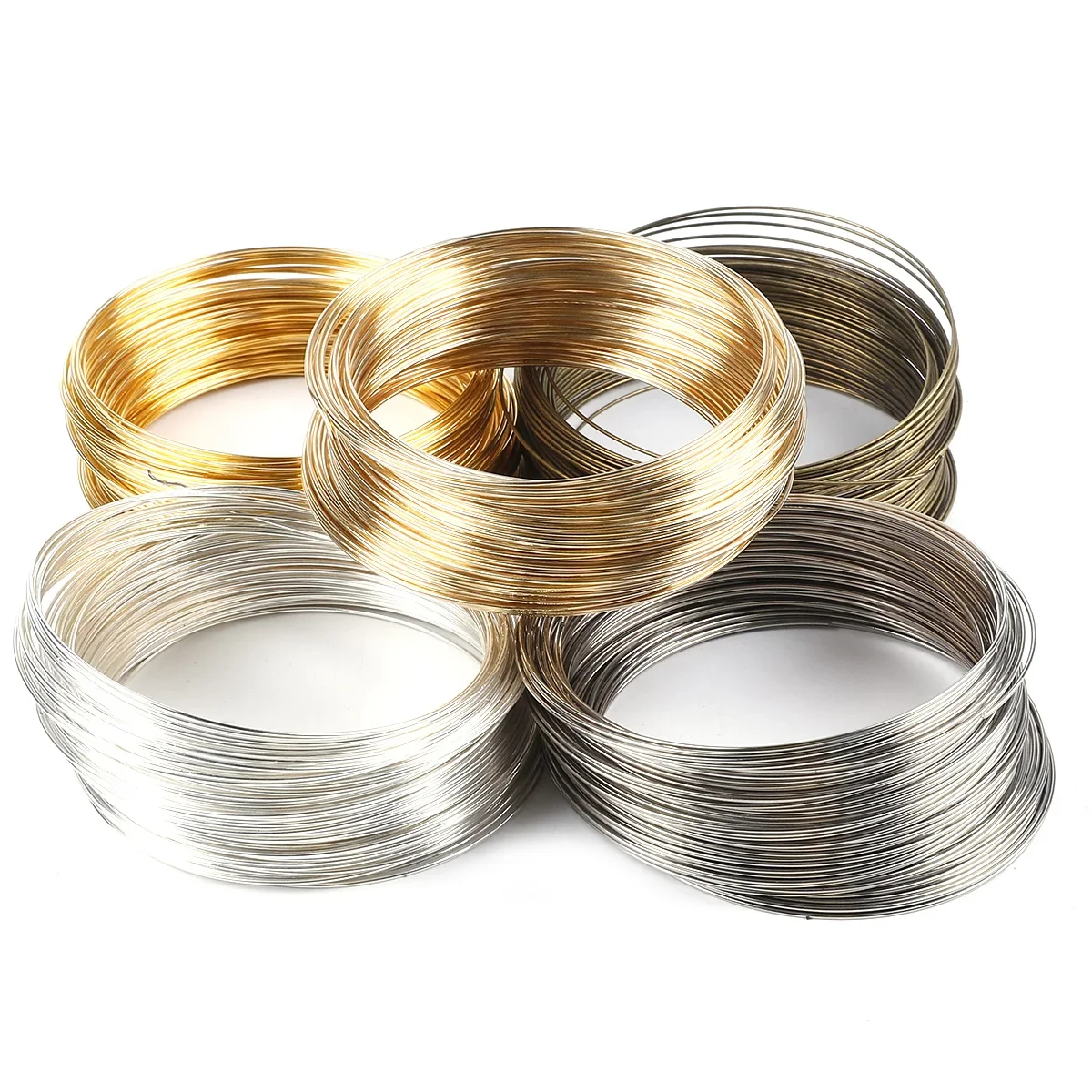 100 루프 0.6mm 메모리 와이어 팔찌 반지 스테인 - Coil Building Kit 리뷰 및 가격