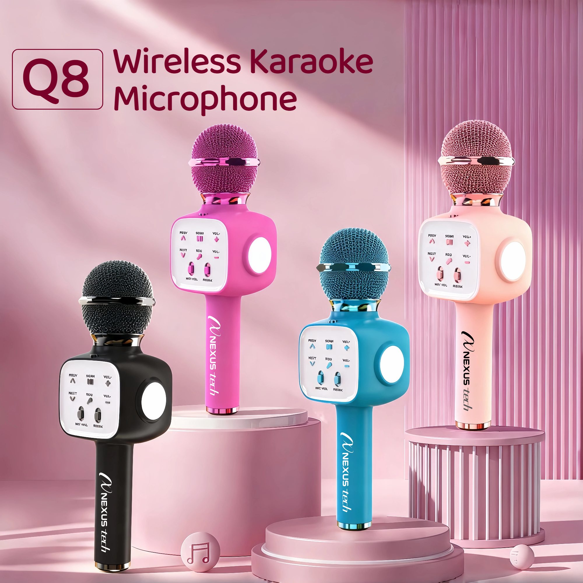 무선 블루투스 5.2 카라오케 마이크, 휴대용 스피커, - Shure Mic Sm58 리뷰 및 가격