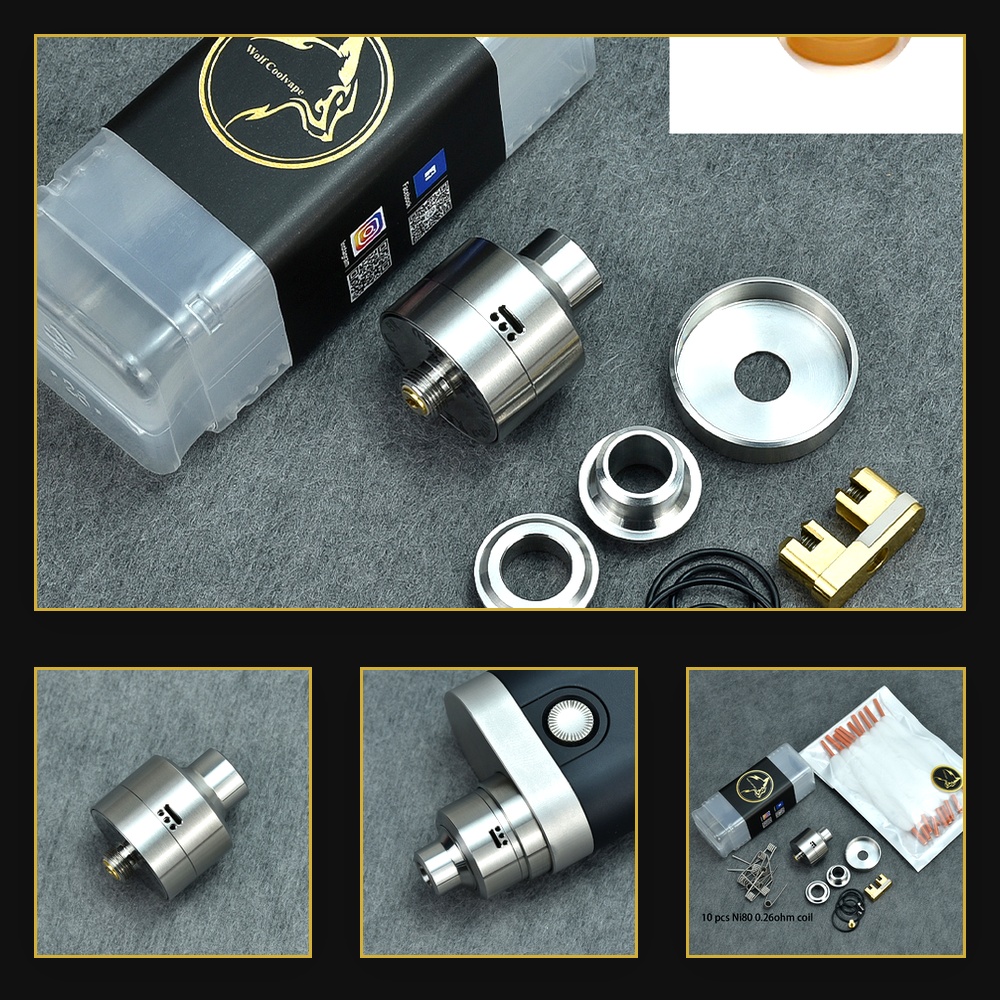MTL 베이핑용 Wolfcoolvape Nisshoku - Vape Accessory 리뷰 및 가격