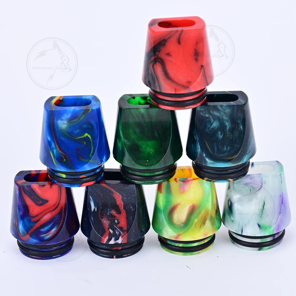 8pcs Wolfcoolvape Atomizer 810 - Drip Tip Resin 리뷰 및 가격