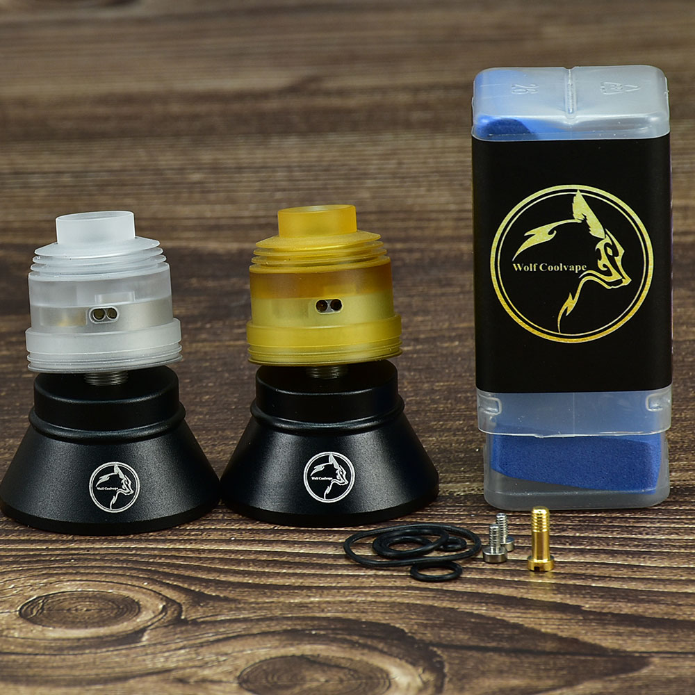 울프쿨베이프 허사 V2 RDA 탱크 아토마이저 베이프  - Rda Atomizer Deck 리뷰 및 가격